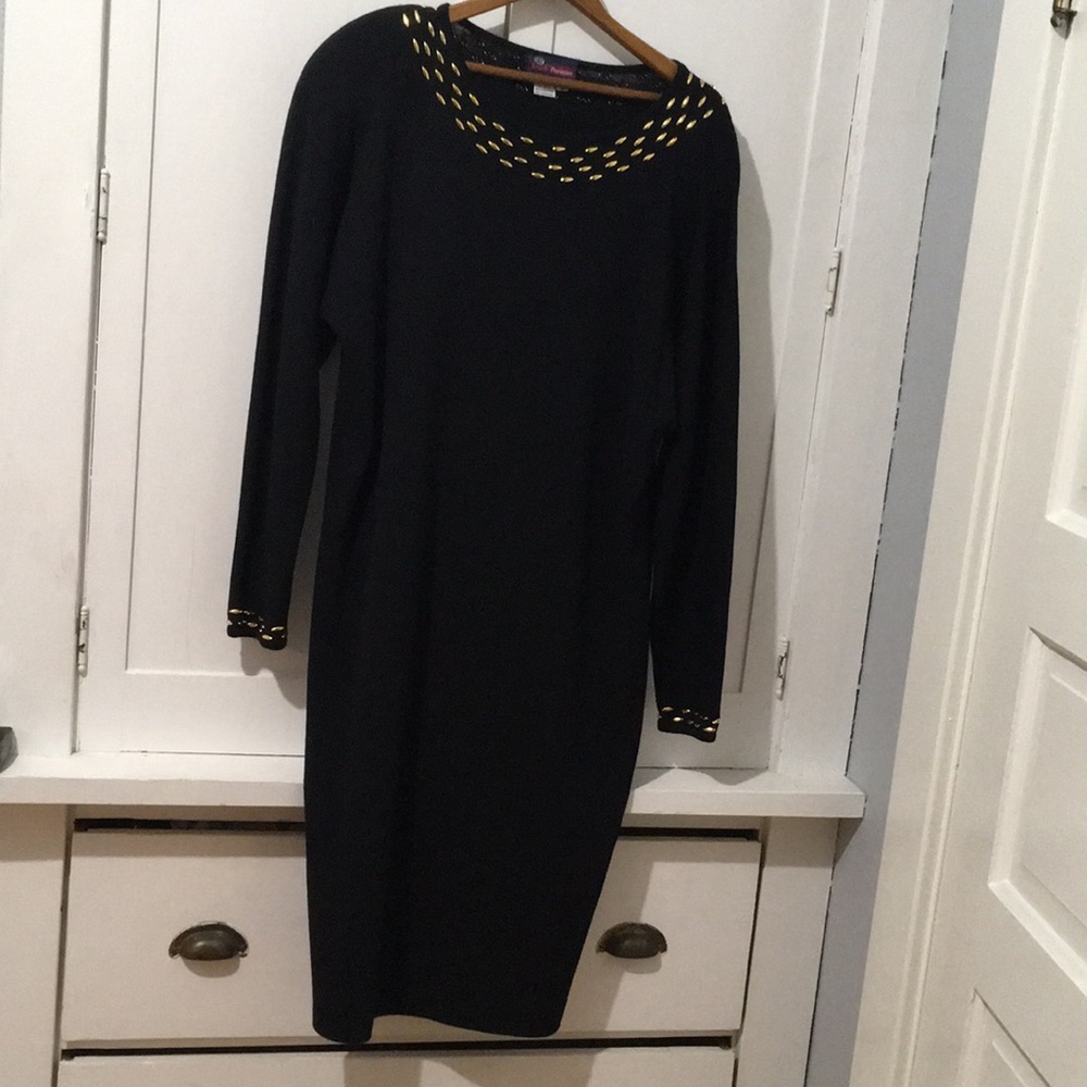 Vintage Smith-Forester 100% Wool Party Dress Studs